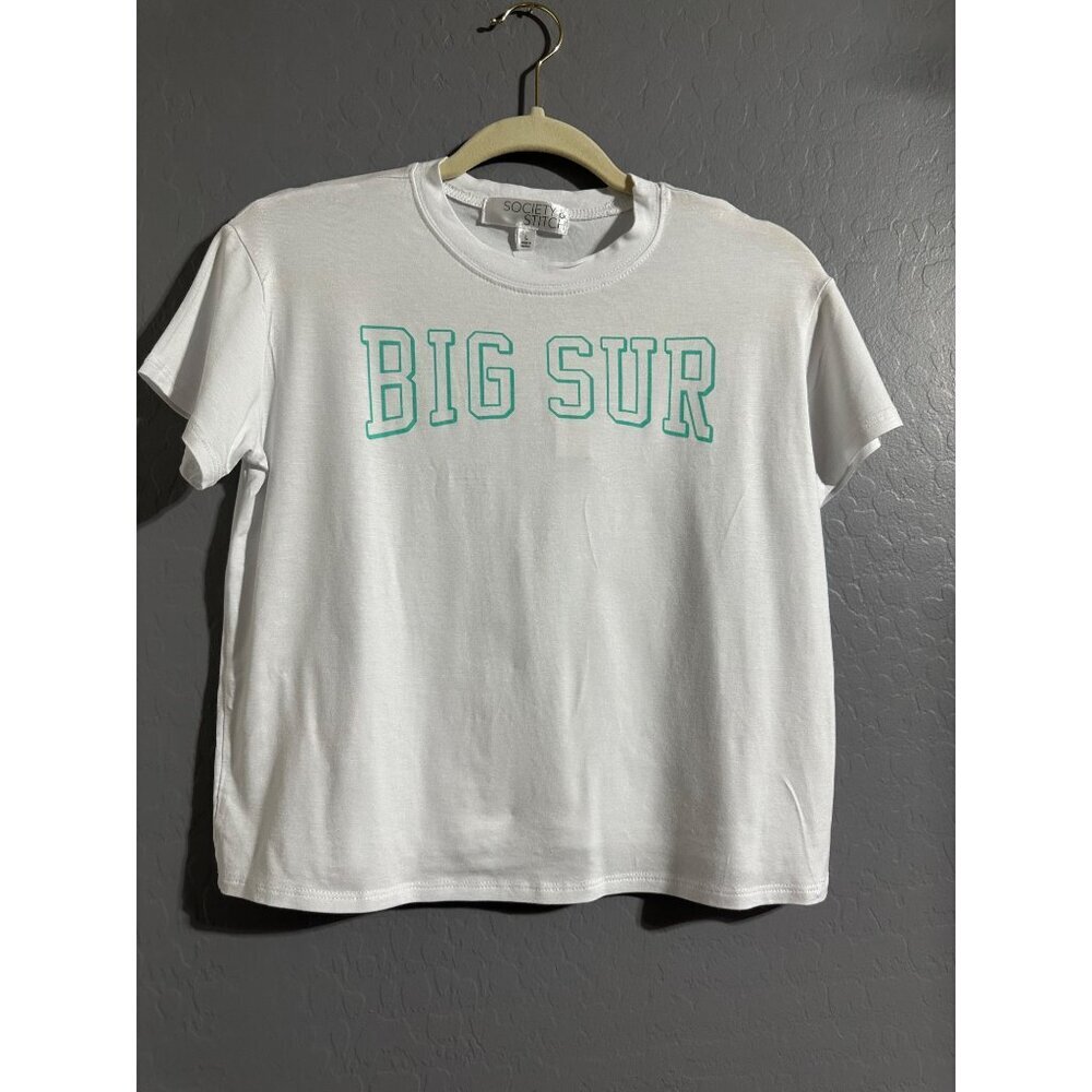 Society & Stitch Girls Big Sur Tee Size L NWT